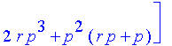 matrix([[q^2*(q+r*q)+2*r*q^3, q^2*(r^2+p*q)+4*r^2*q...